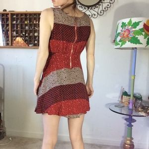 Free People Dresses - GIFTED Free People Red Flowy Summer Dress Free People Dresses - GIFTED Free People Red Flowy Summer Dress